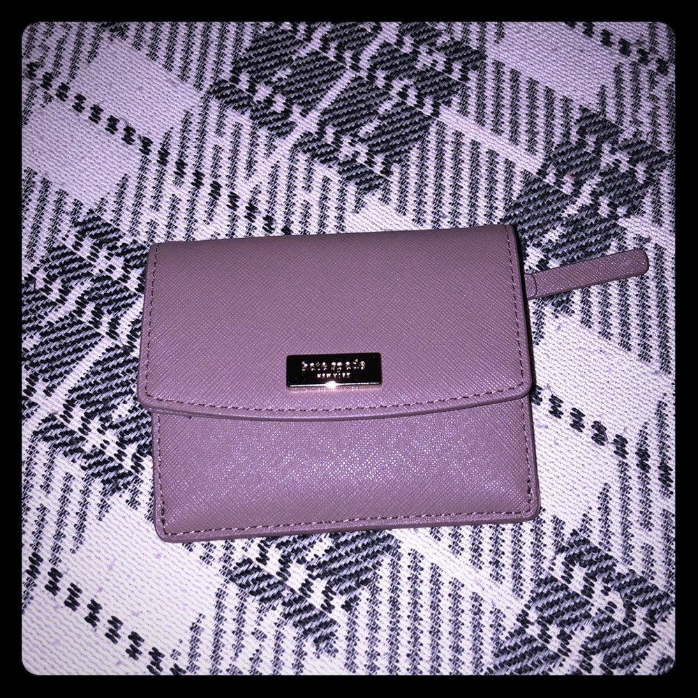 NWT Kate Spade wallet, duskpink “Petty” style